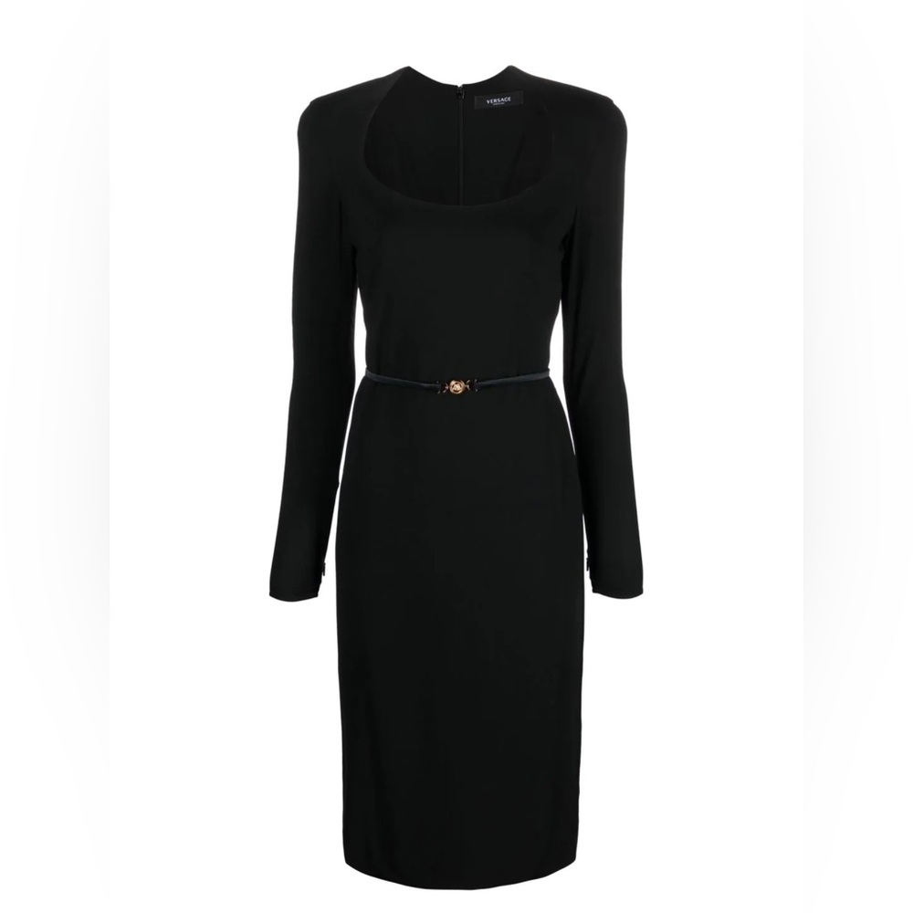 ❌SOLD❤️Versace elegant evening dress with Medusa belt NWT - Picture 5 of 8